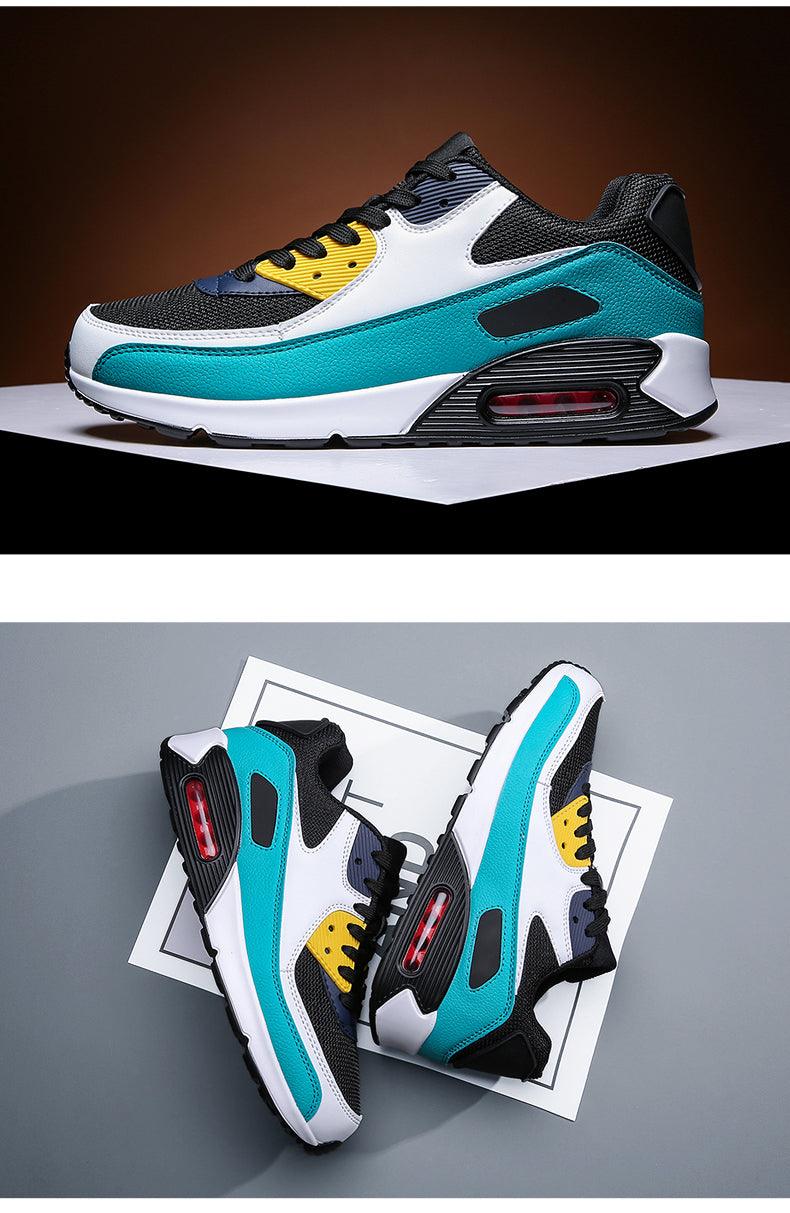 Unisex Air Cushion Sneakers - Colorful Sporty Streetwear Shoes