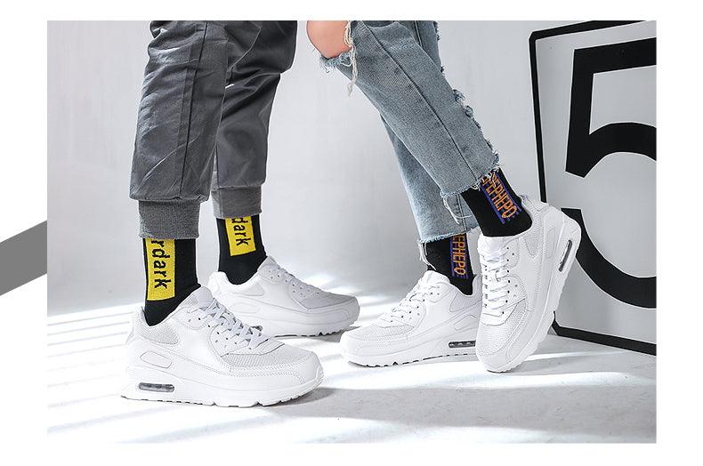 Unisex Air Cushion Sneakers - Colorful Sporty Streetwear Shoes
