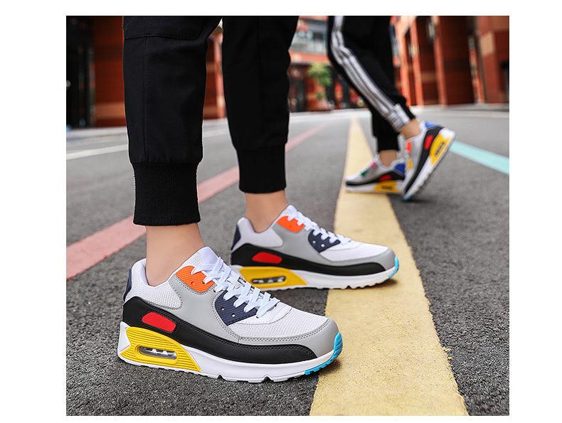 Unisex Air Cushion Sneakers - Colorful Sporty Streetwear Shoes