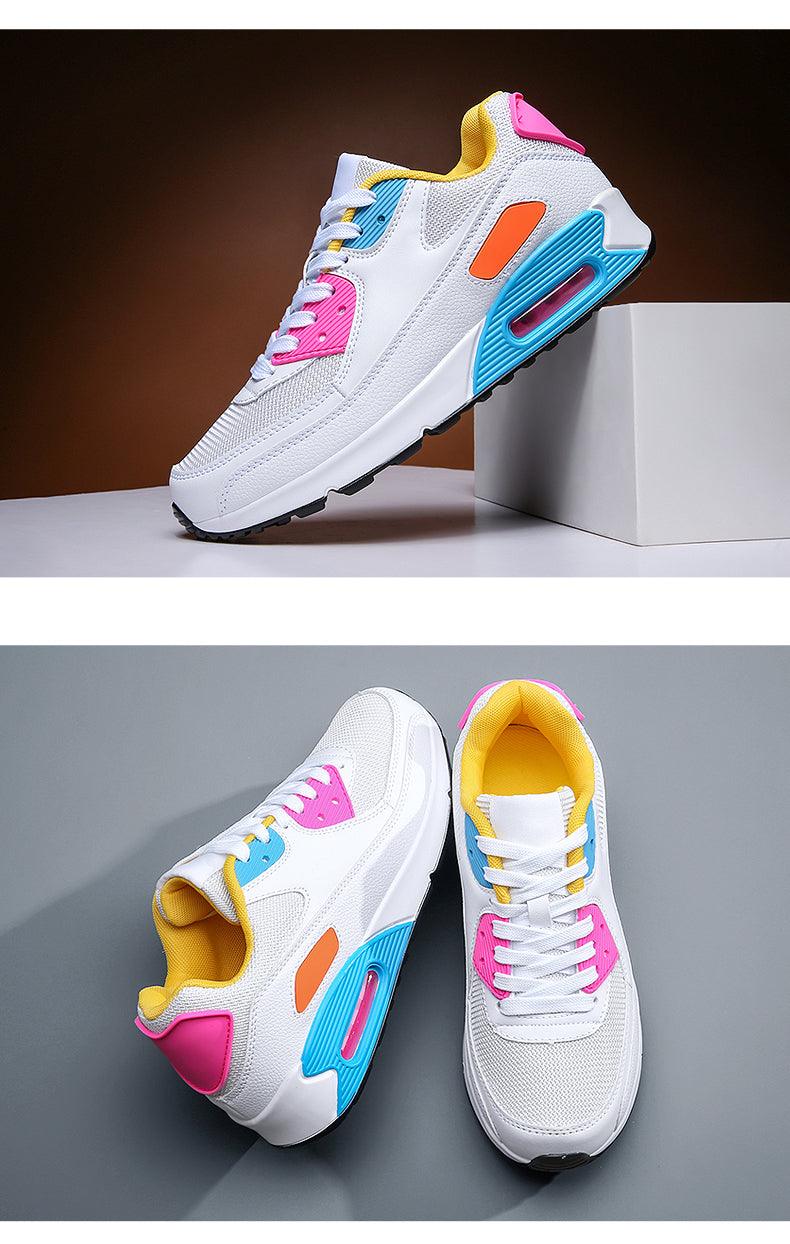 Unisex Air Cushion Sneakers - Colorful Sporty Streetwear Shoes