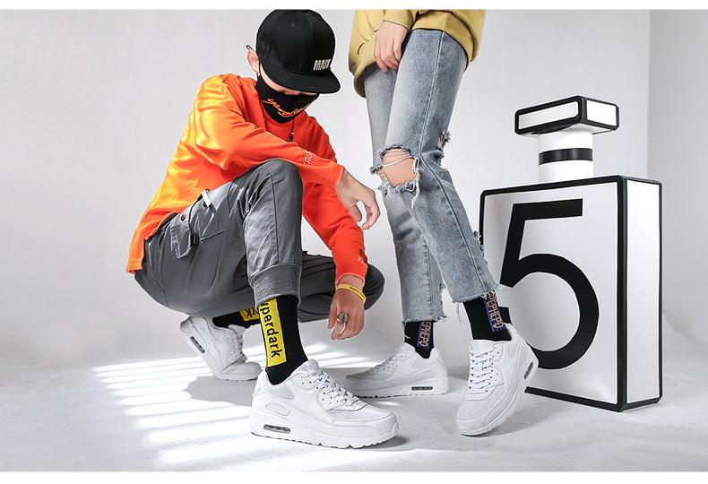 Unisex Air Cushion Sneakers - Colorful Sporty Streetwear Shoes