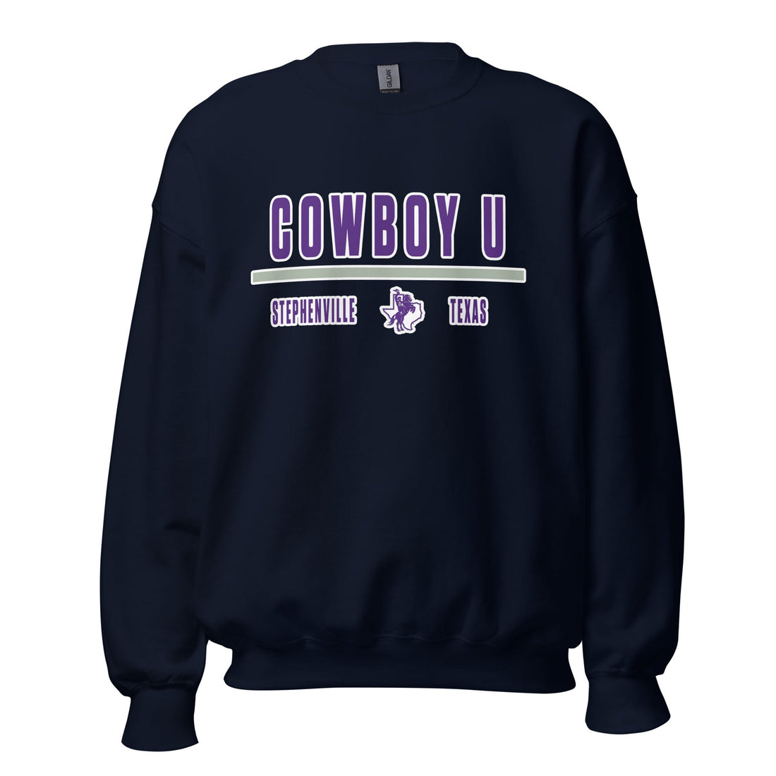 Cowboy U Unisex Sweatshirt - Relaxed Fit Collegiate Crewneck