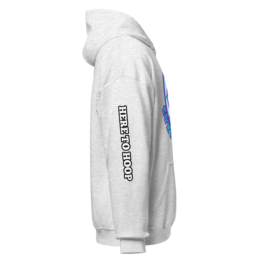 Black Heavy Blend Unisex Hoodie with Combo Hoops Graphic Logo - Image 25