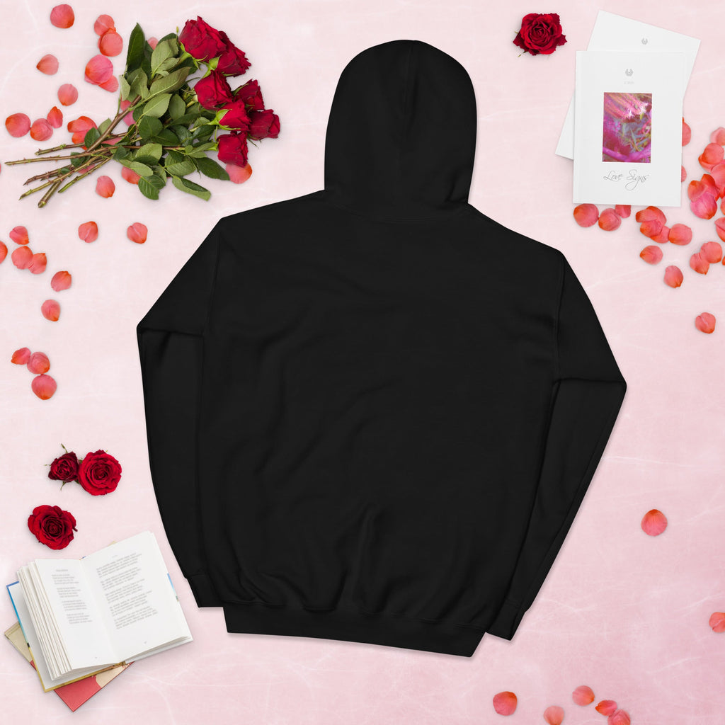 Black Heavy Blend Unisex Hoodie with Combo Hoops Graphic Logo - Image 26