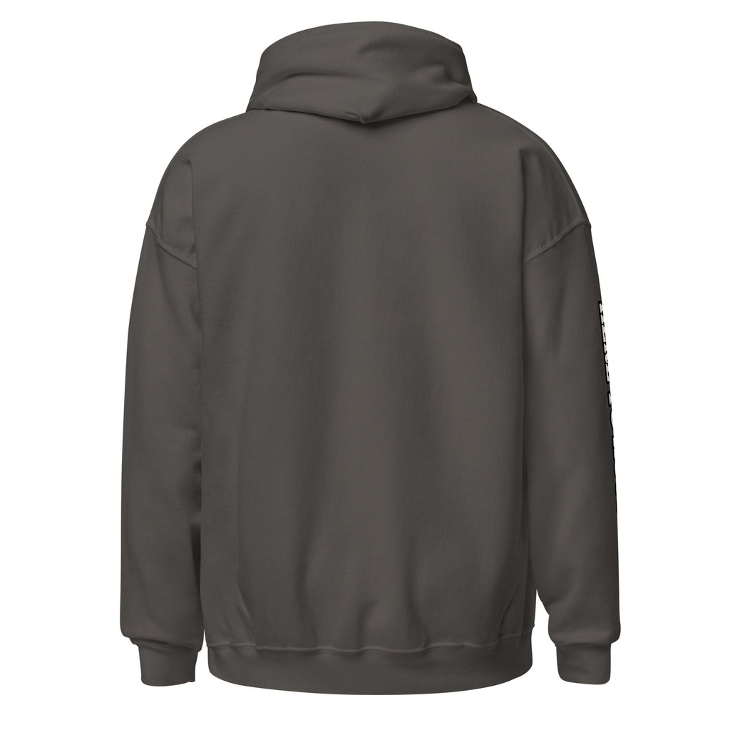Black Heavy Blend Unisex Hoodie with Combo Hoops Graphic Logo - Image 15