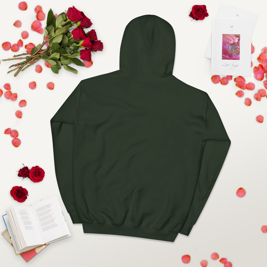 Black Heavy Blend Unisex Hoodie with Combo Hoops Graphic Logo - Image 32