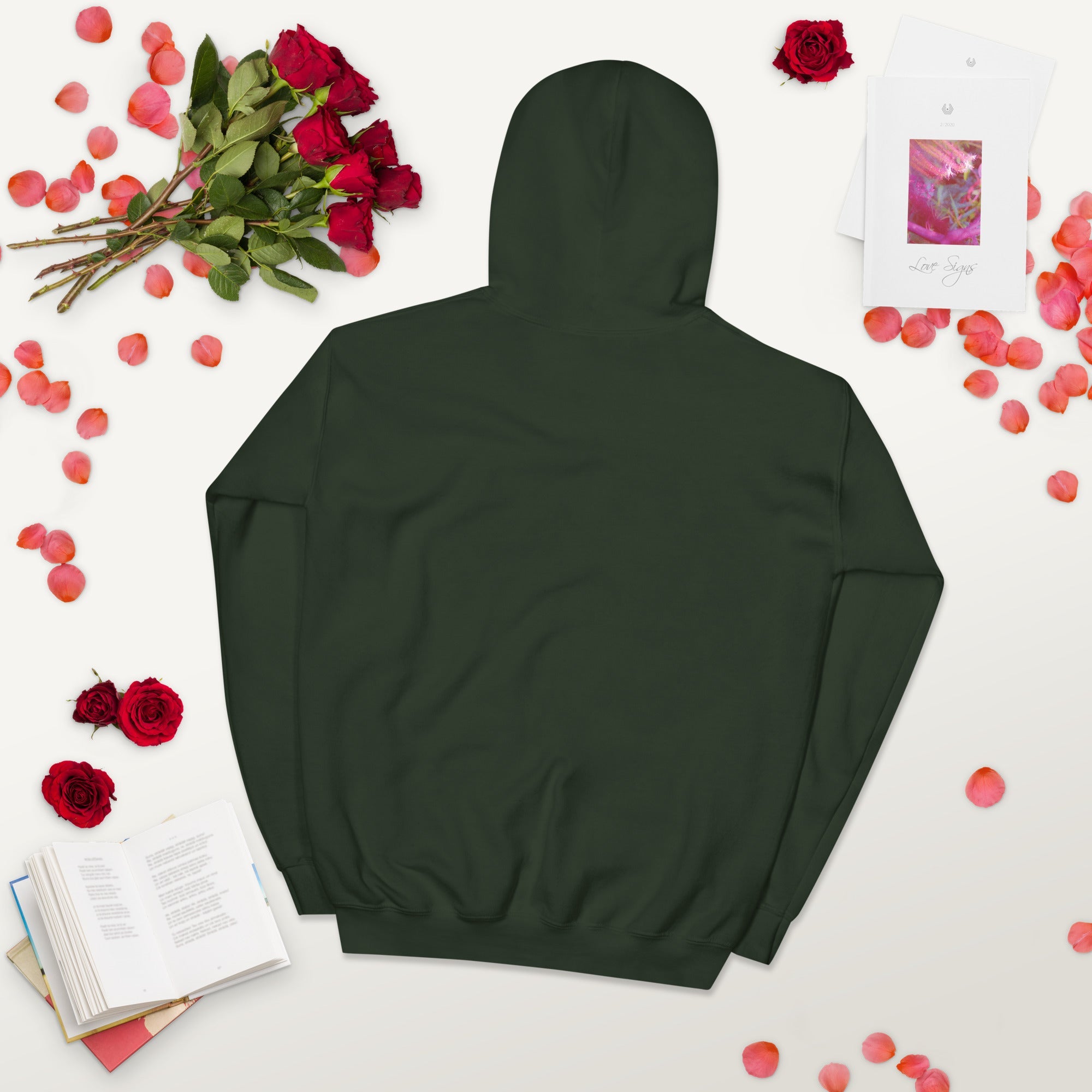 Black Heavy Blend Unisex Hoodie with Combo Hoops Graphic Logo - Image 32
