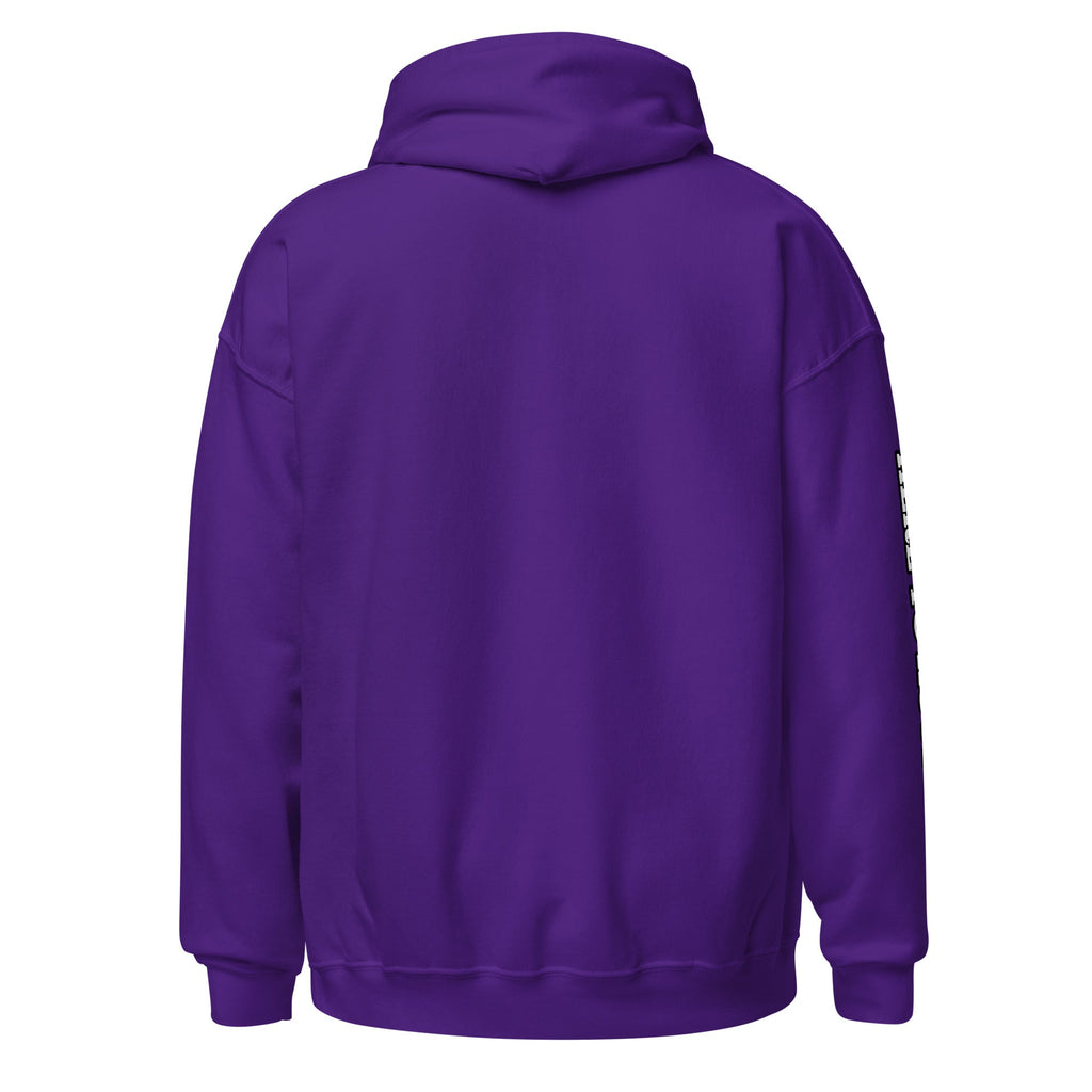 Black Heavy Blend Unisex Hoodie with Combo Hoops Graphic Logo - Image 11
