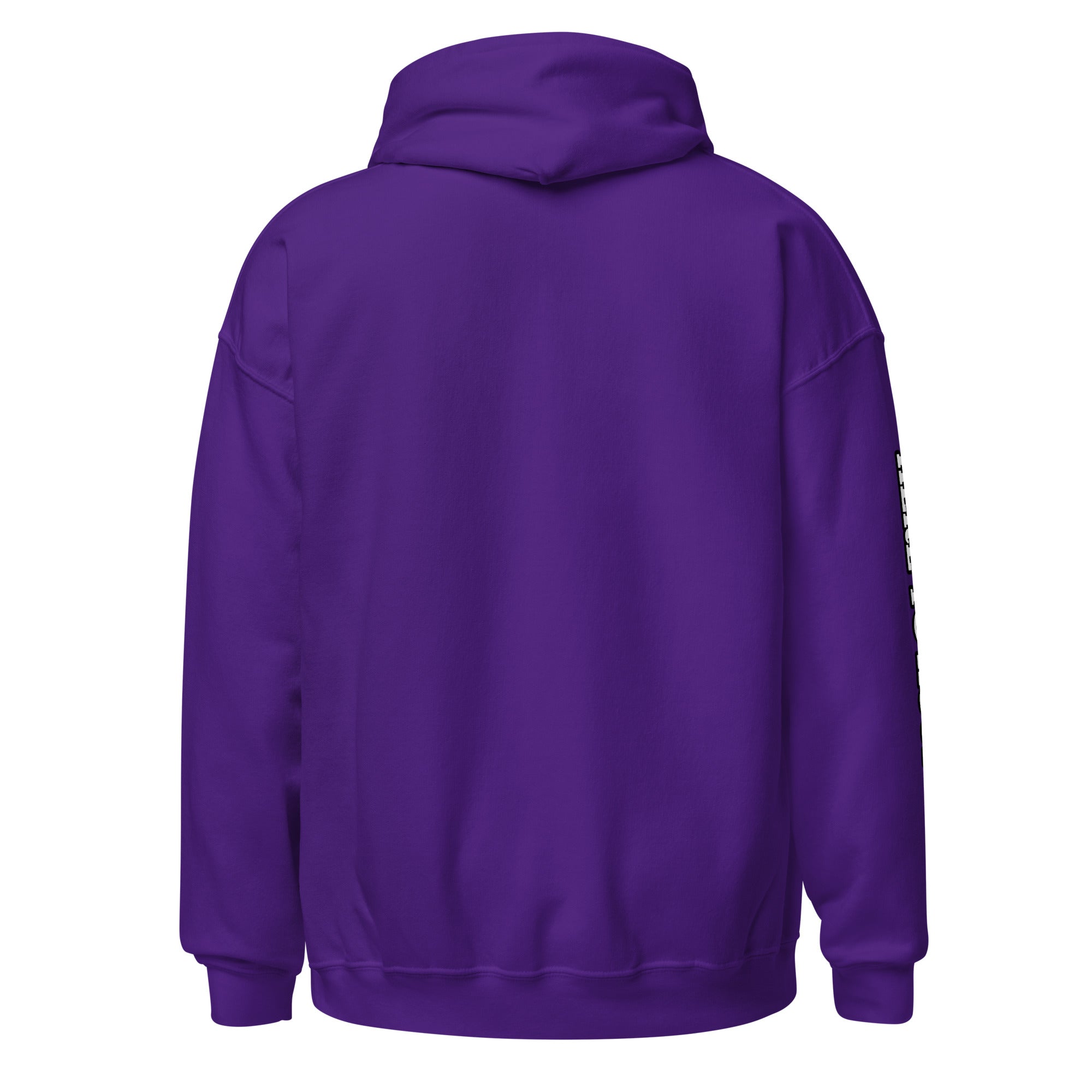 Black Heavy Blend Unisex Hoodie with Combo Hoops Graphic Logo - Image 11