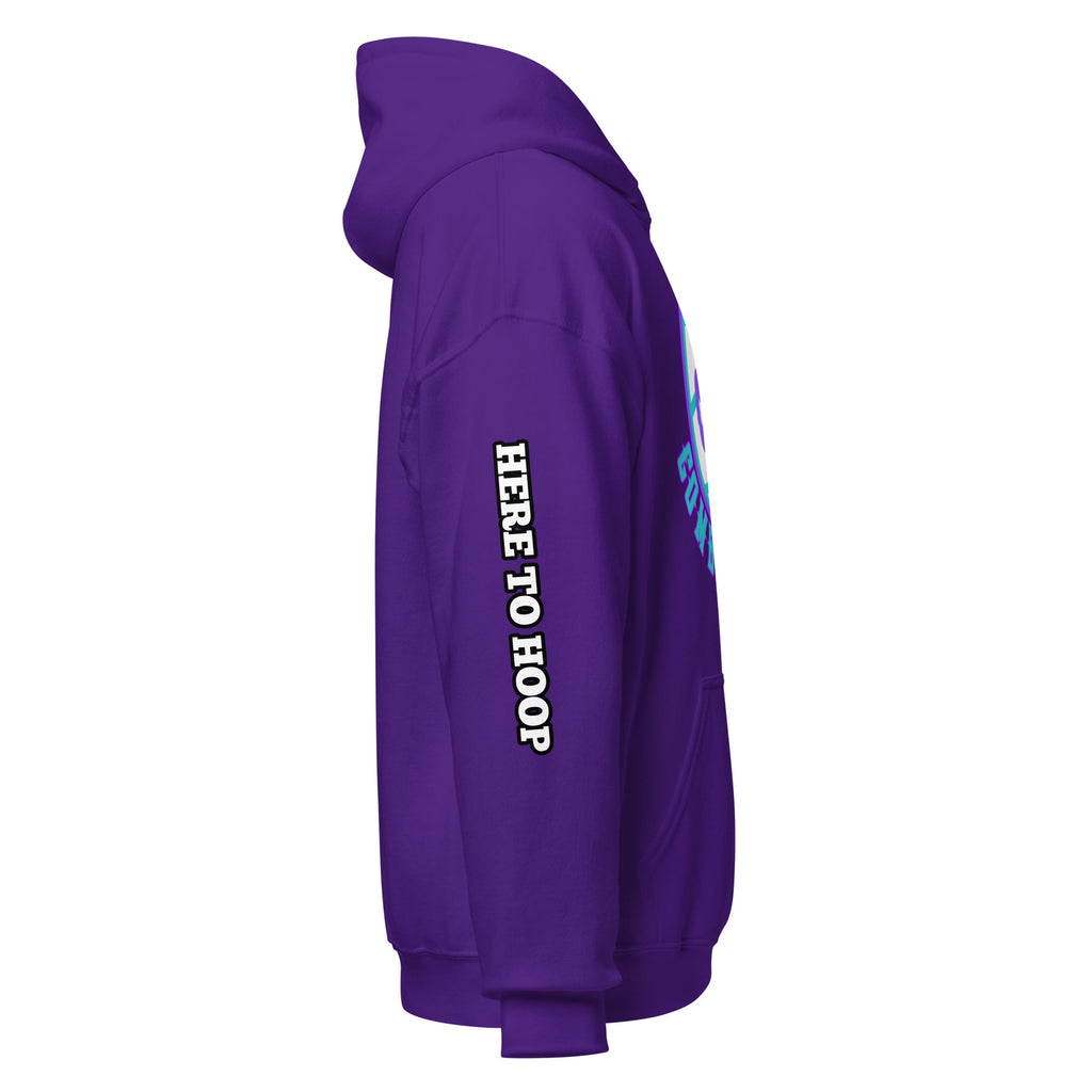 Black Heavy Blend Unisex Hoodie with Combo Hoops Graphic Logo - Image 13