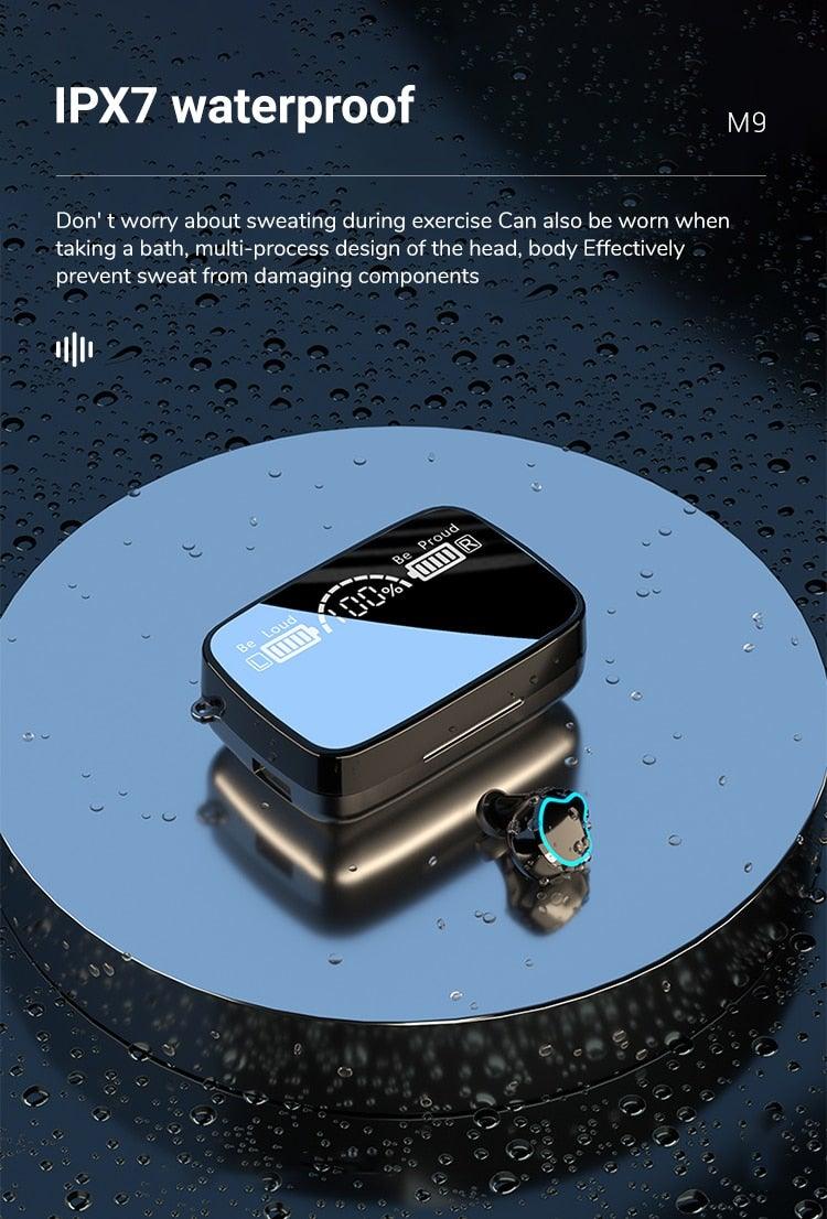 Lightweight Waterproof Bluetooth 5.1 Sports Earphones - M9