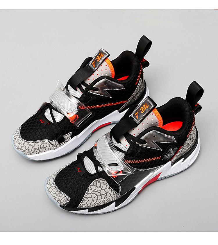 Unisex High Top Rainbow Basketball Shoes Breathable Street Sneakers