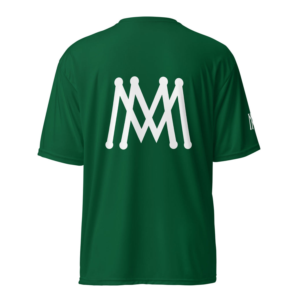 McEachin White logo Performance Tee