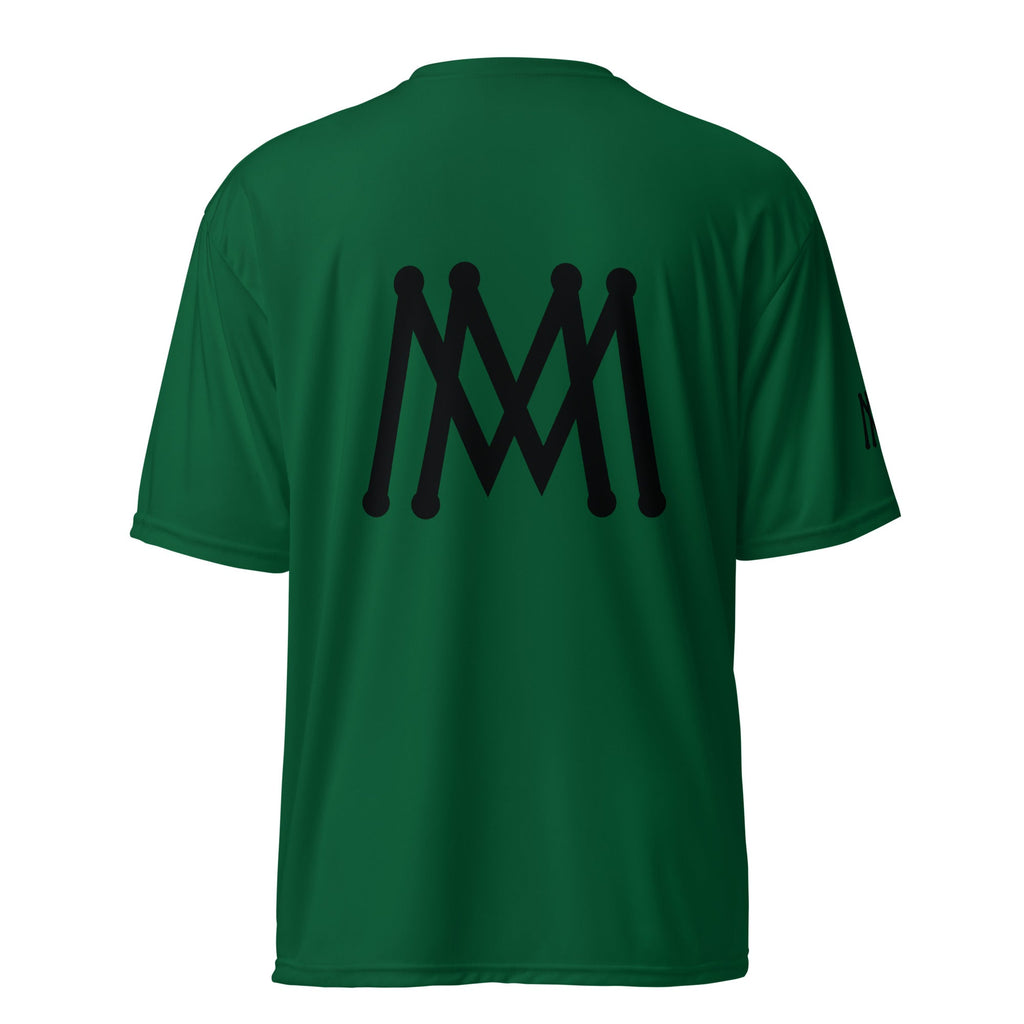McEachin Black logo performance tee