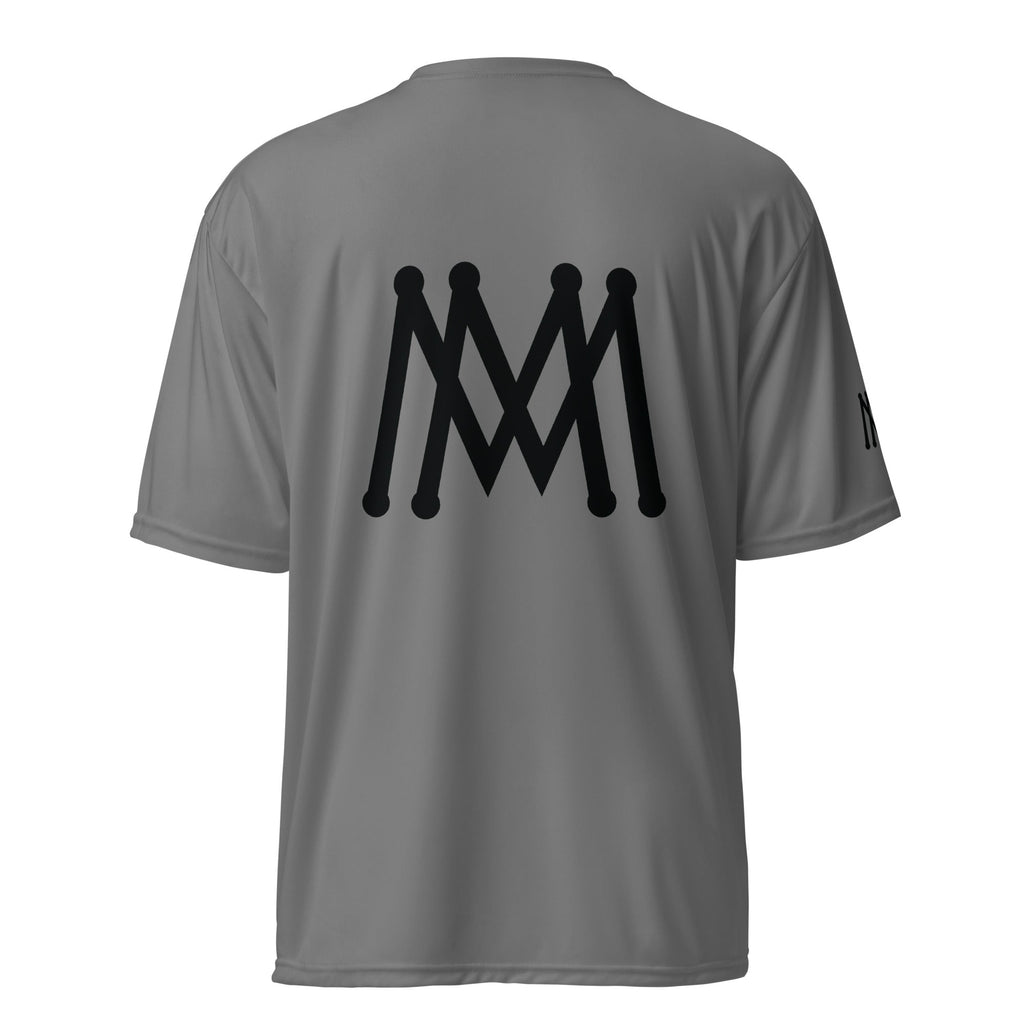 McEachin Black logo performance tee