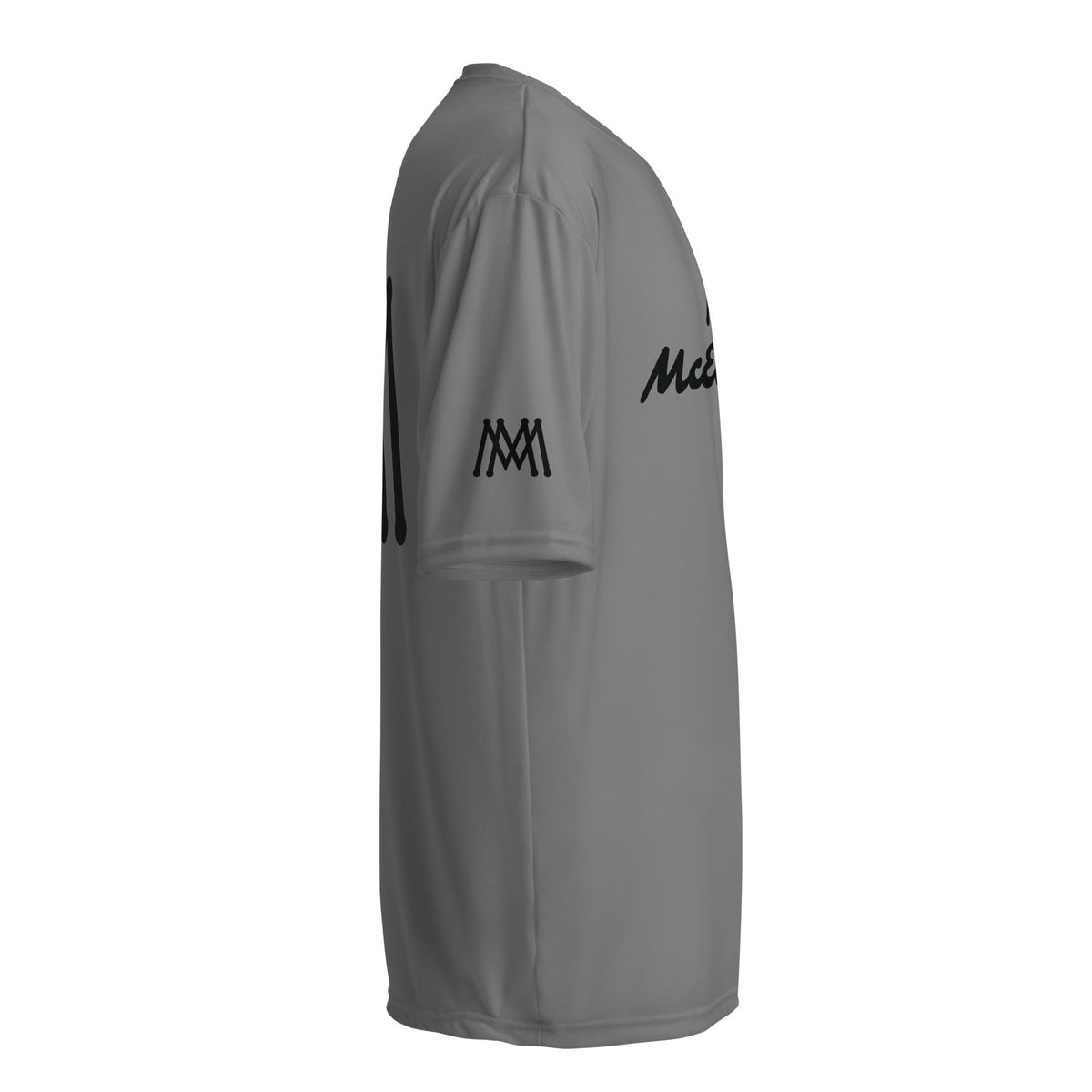 McEachin Black logo performance tee
