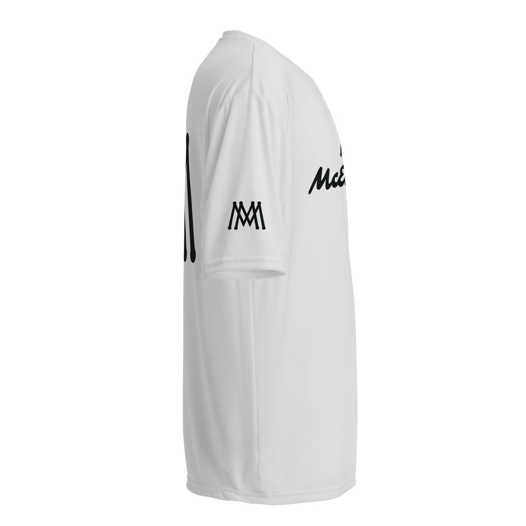 McEachin Black logo performance tee