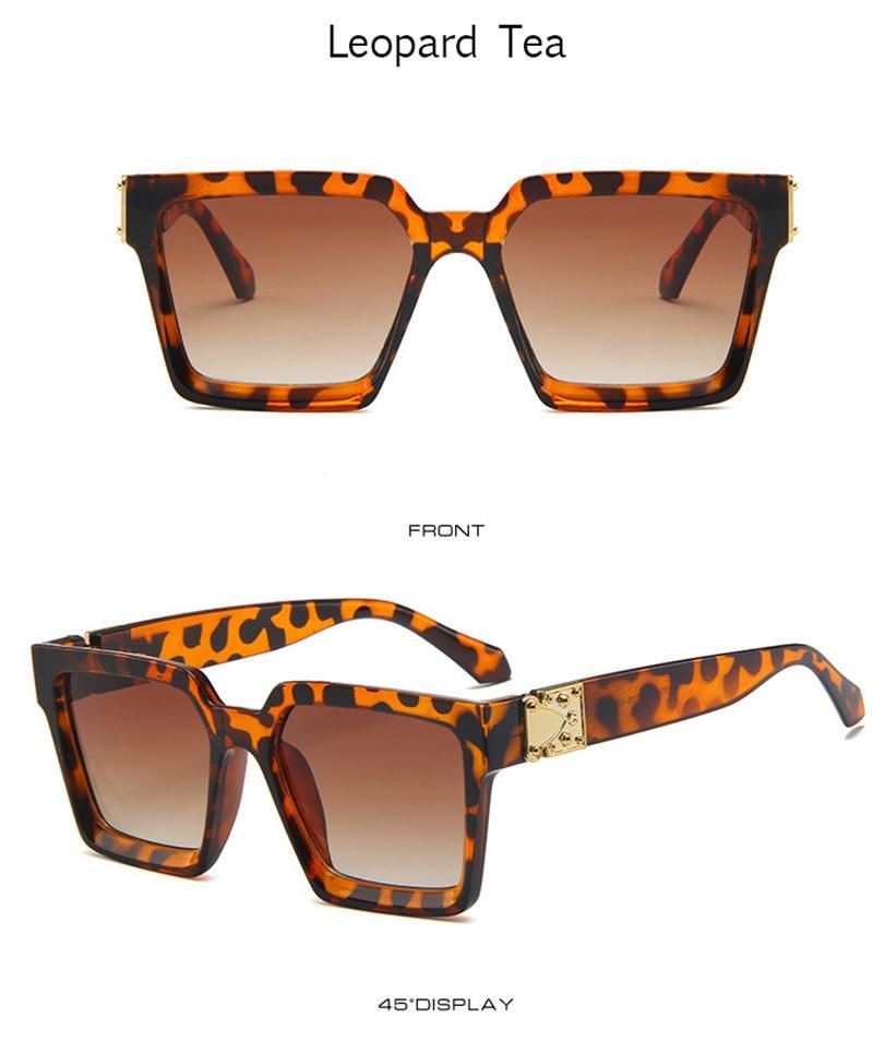 Unisex Polarized Square Sunglasses Classic Retro Mirror Lens