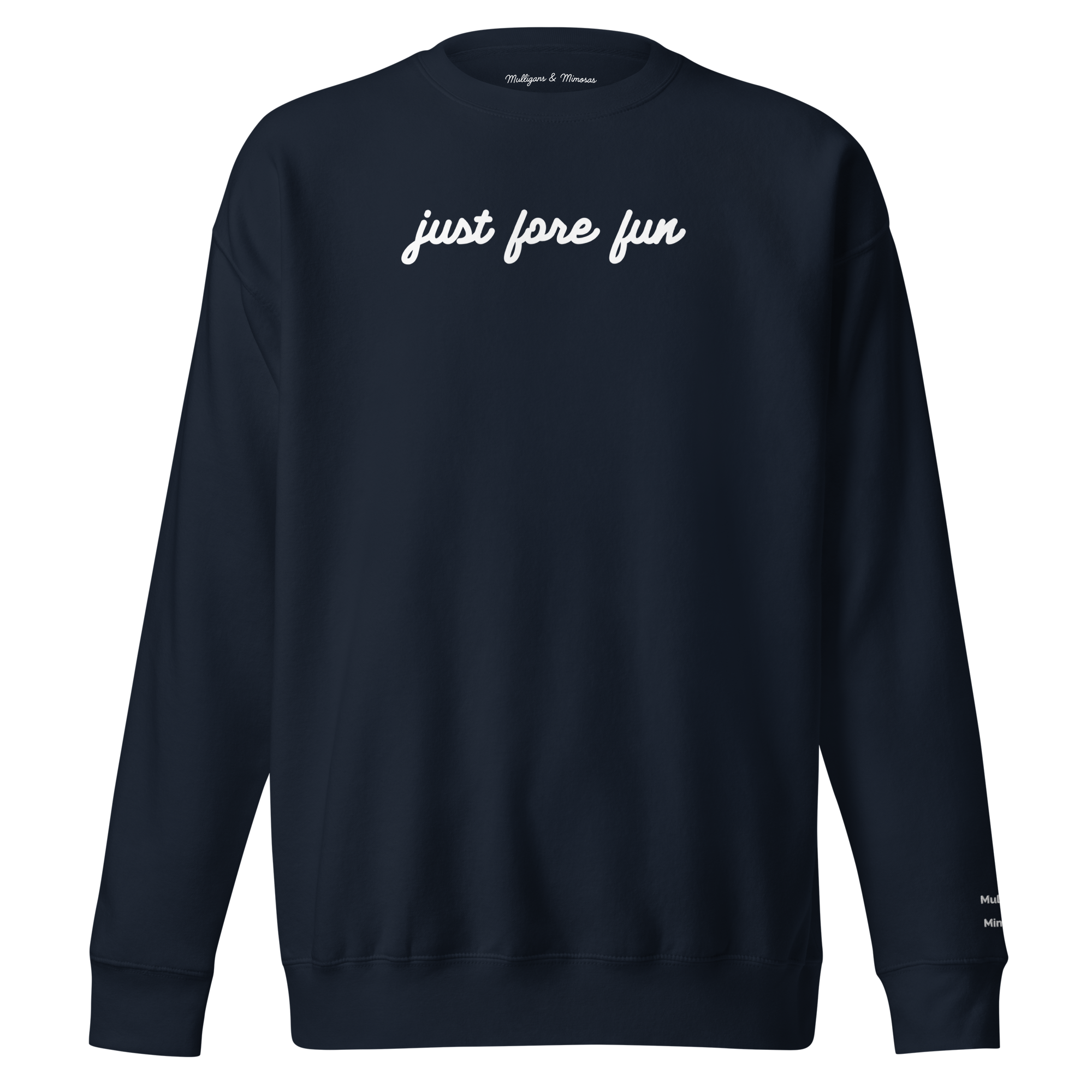 Just Fore Fun – Embroidered Golf Sweatshirt