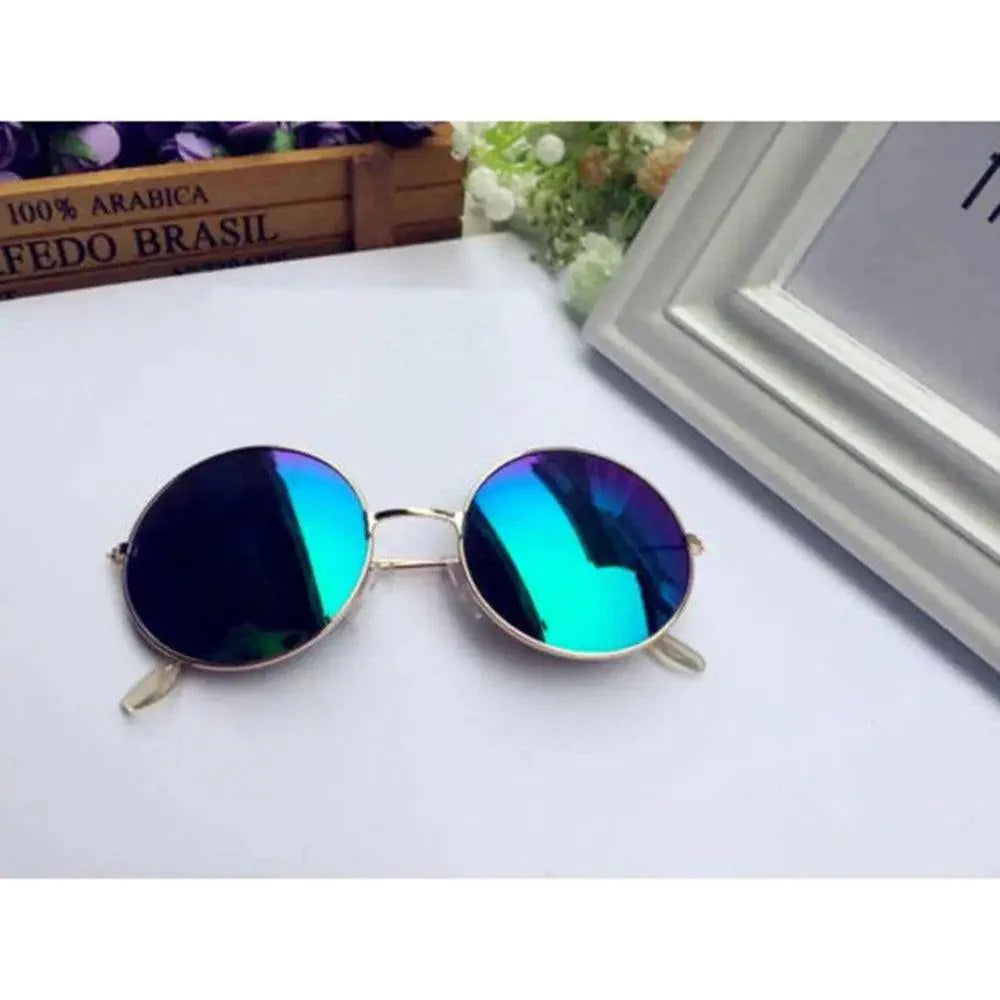Unisex Retro Round Polarized Sunglasses Minimalist Sun Glasses