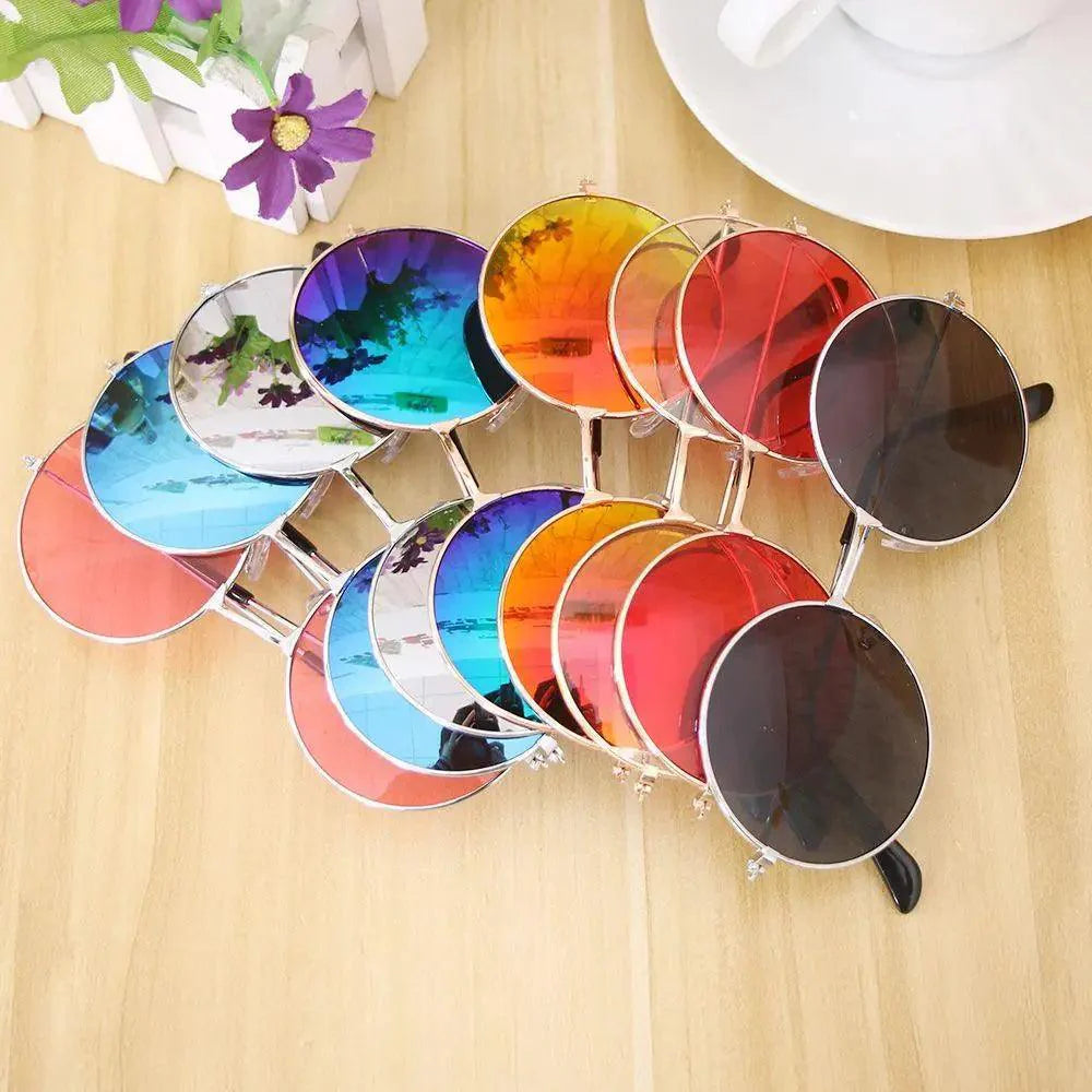 Unisex Retro Round Polarized Sunglasses Minimalist Sun Glasses