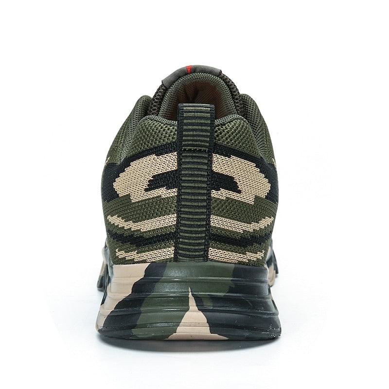 Unisex Camouflage Lightweight Sneakers - Breathable Outdoor Shoes