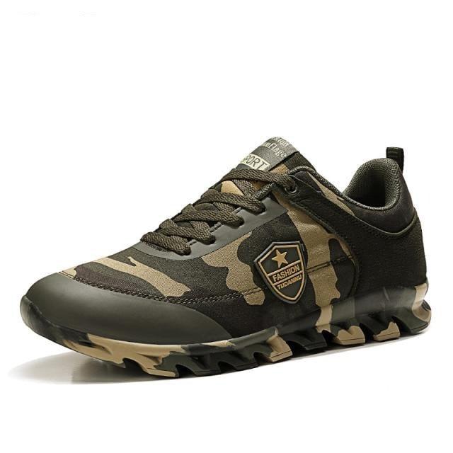 Unisex Camouflage Lightweight Sneakers - Breathable Outdoor Shoes