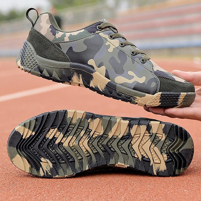 Unisex Camouflage Lightweight Sneakers - Breathable Outdoor Shoes