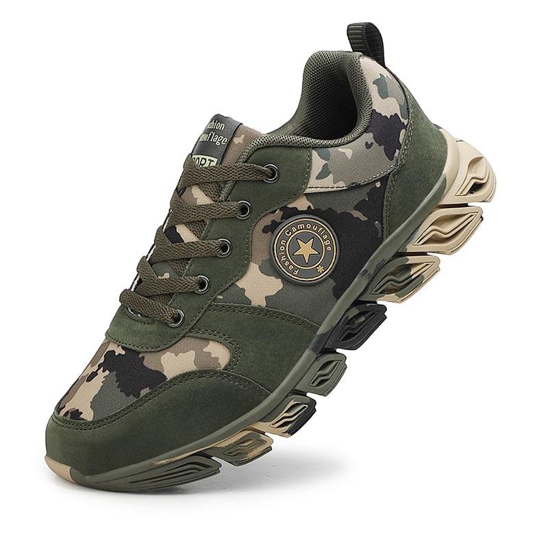 Unisex Camouflage Lightweight Sneakers - Breathable Outdoor Shoes