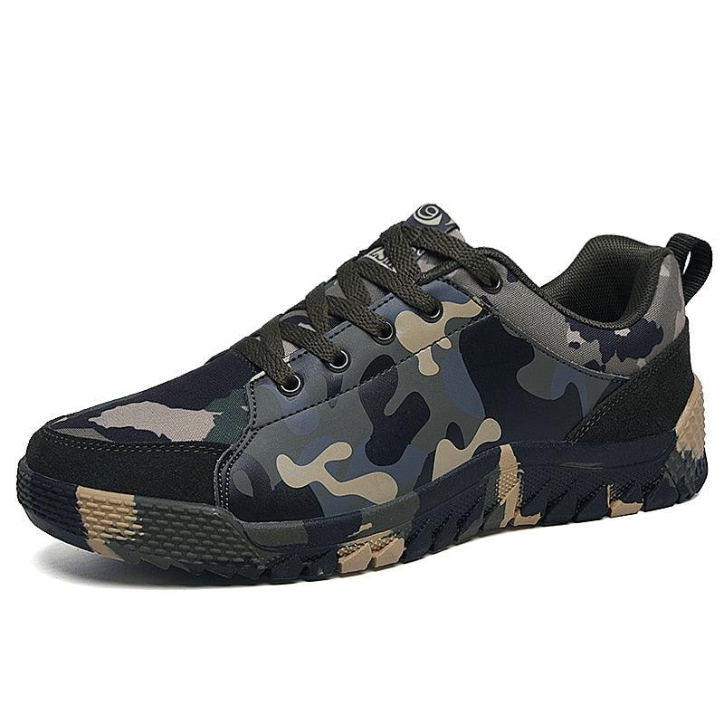 Unisex Camouflage Lightweight Sneakers - Breathable Outdoor Shoes