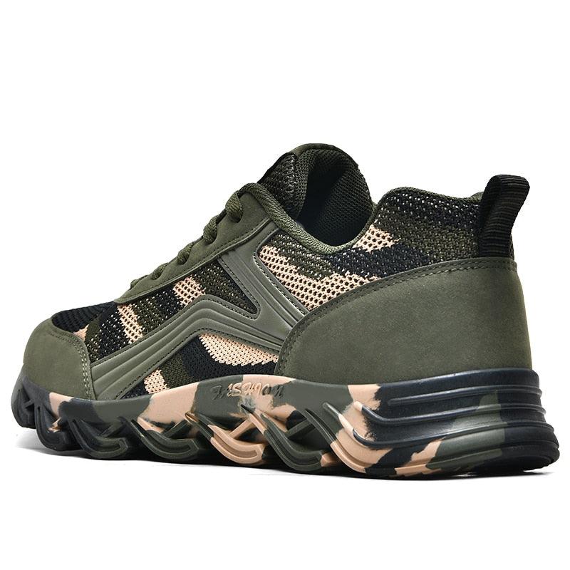 Unisex Camouflage Lightweight Sneakers - Breathable Outdoor Shoes
