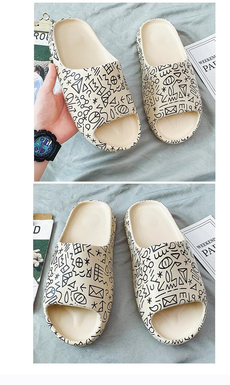 Unisex EVA Shower Slides: Lightweight Non-Slip Beach & Pool Sandals