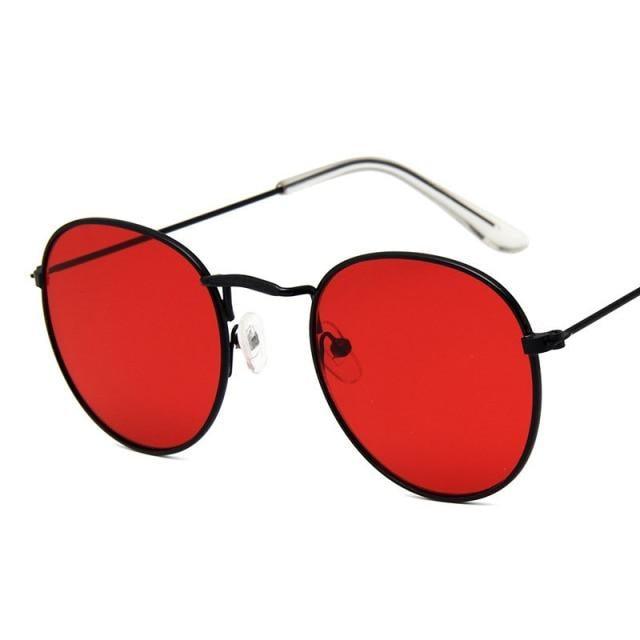 Unisex Small Frame Design Round Shape Sunglasses For Women/Men Vintage Design Glasses Outdoor Fashion Sun Glasses Ultra-Lightweight Comfort Frame Sunglasses Metal Frame UV 400 Protection