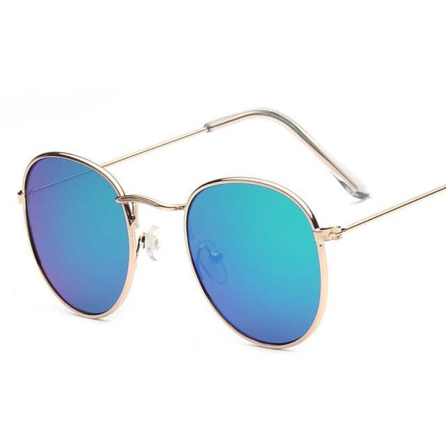 Unisex Small Frame Design Round Shape Sunglasses For Women/Men Vintage Design Glasses Outdoor Fashion Sun Glasses Ultra-Lightweight Comfort Frame Sunglasses Metal Frame UV 400 Protection