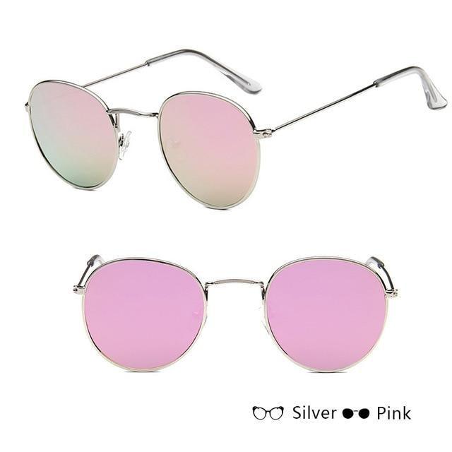 Unisex Small Frame Design Round Shape Sunglasses For Women/Men Vintage Design Glasses Outdoor Fashion Sun Glasses Ultra-Lightweight Comfort Frame Sunglasses Metal Frame UV 400 Protection