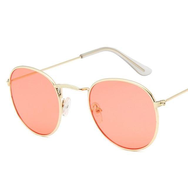 Unisex Small Frame Design Round Shape Sunglasses For Women/Men Vintage Design Glasses Outdoor Fashion Sun Glasses Ultra-Lightweight Comfort Frame Sunglasses Metal Frame UV 400 Protection
