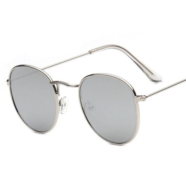 Unisex Small Frame Design Round Shape Sunglasses For Women/Men Vintage Design Glasses Outdoor Fashion Sun Glasses Ultra-Lightweight Comfort Frame Sunglasses Metal Frame UV 400 Protection
