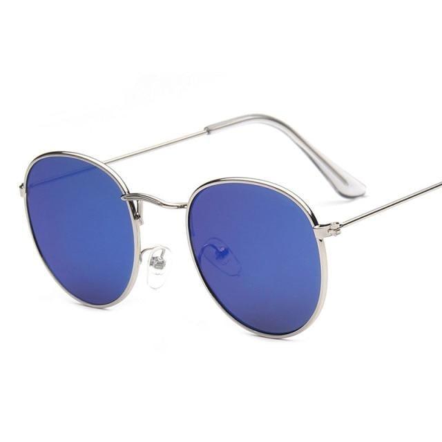 Unisex Small Frame Design Round Shape Sunglasses For Women/Men Vintage Design Glasses Outdoor Fashion Sun Glasses Ultra-Lightweight Comfort Frame Sunglasses Metal Frame UV 400 Protection