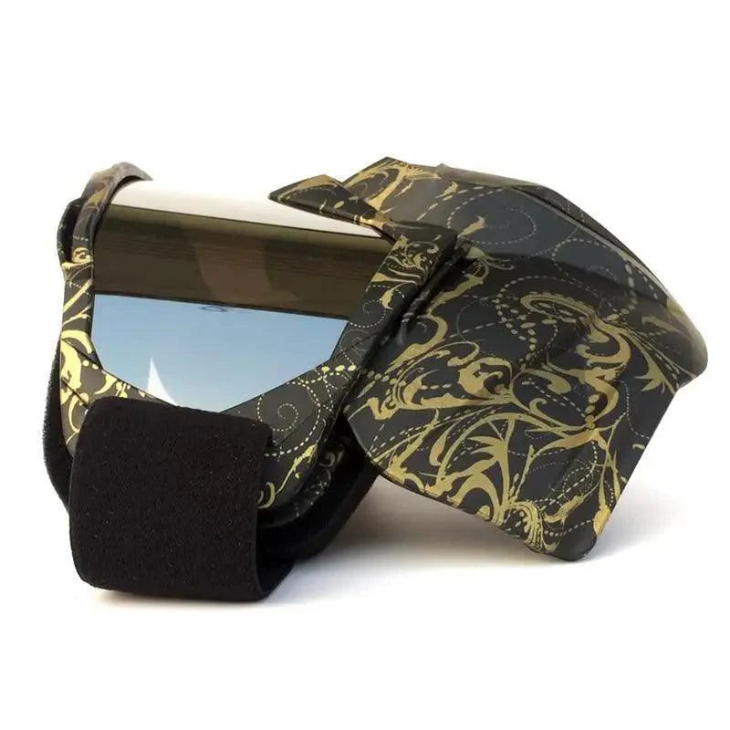 Unisex Snowboard Goggles with Detachable Mask - Windproof Techwear
