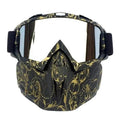 Unisex Snowboard Goggles with Detachable Mask - Windproof Techwear