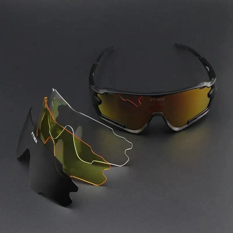 Unisex Photochromic Cycling Sunglasses Sport Performance Eyewear