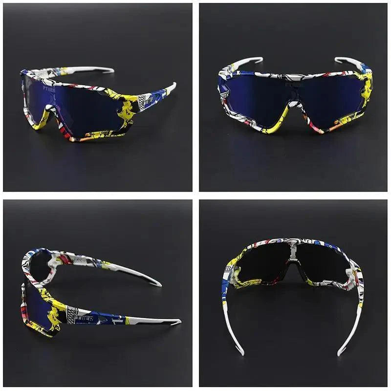 Unisex Photochromic Cycling Sunglasses Sport Performance Eyewear