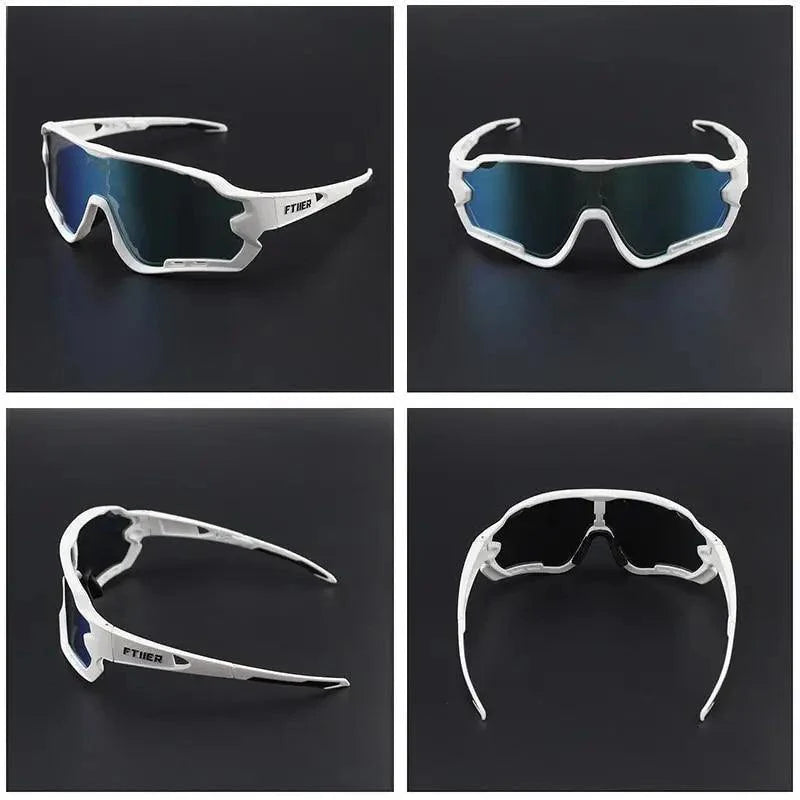 Unisex Photochromic Cycling Sunglasses Sport Performance Eyewear