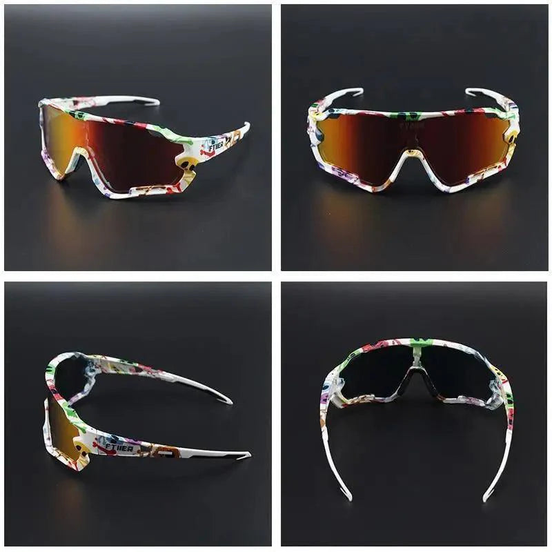 Unisex Photochromic Cycling Sunglasses Sport Performance Eyewear