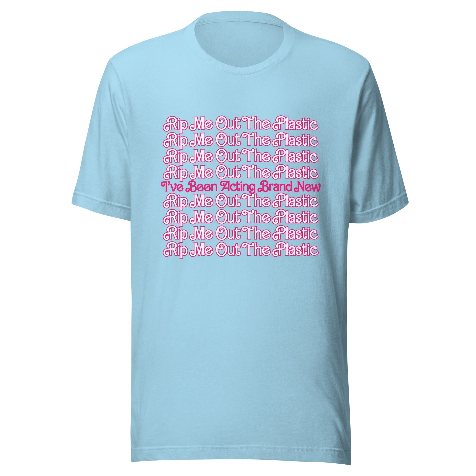Graphic Print T-Shirt Rip Me Out The Plastic Slogan Tee - Image 2