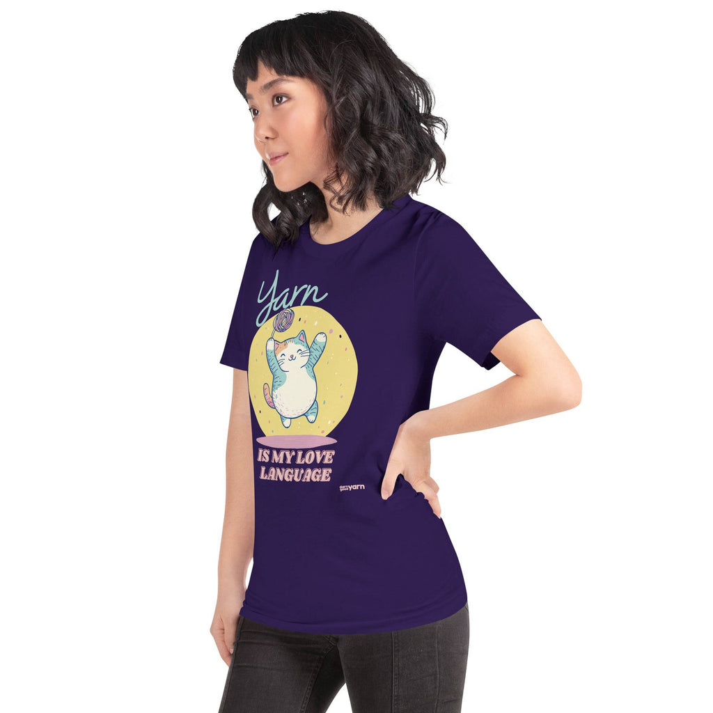 Yarn Is My Love Language Graphic T-Shirt