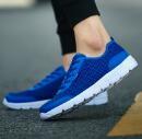 Unisex Breathable Mesh Casual Sneakers - Sporty Lace-Up Footwear