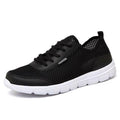 Unisex Breathable Mesh Casual Sneakers - Sporty Lace-Up Footwear