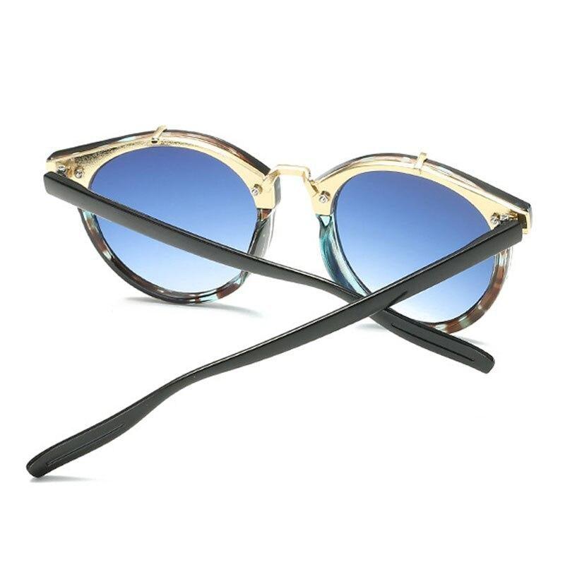 Vintage Retro Round Sunglasses with Polarized UV400 Lenses