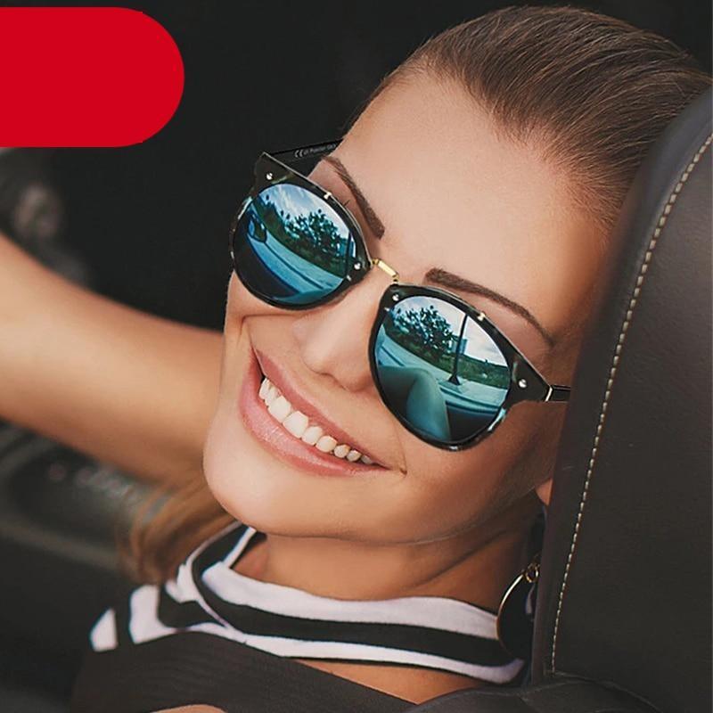 Vintage retro round sunglasses featuring polarized lenses and a classic frame